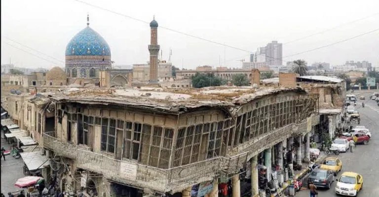 العراق-يتعهد-بإحياء-“فندق-أم-كلثوم”.-إزالة-اضطرارية-وإعادة-بناء-بالطراز-التراثي