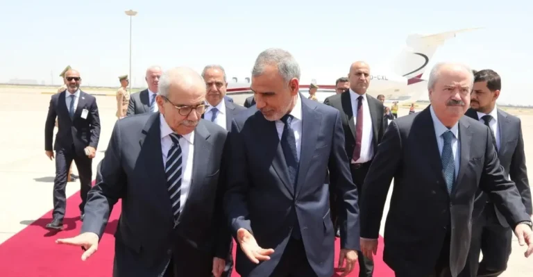 وصول-رئيس-الحكومة-اللبنانية-نواف-سلام-إلى-بغداد