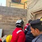البصرة.-وفاة-امرأة-بحادثة-انهيار-الشقة