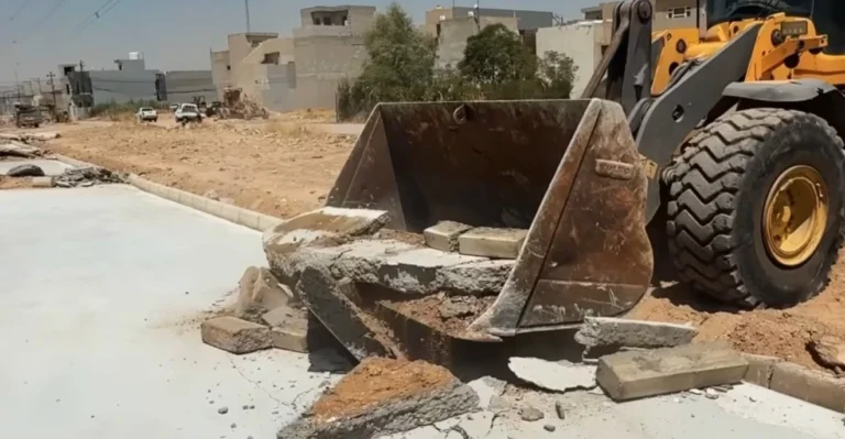 بلدية-الموصل-تزيل-شارعاً-“غير-قانوني”