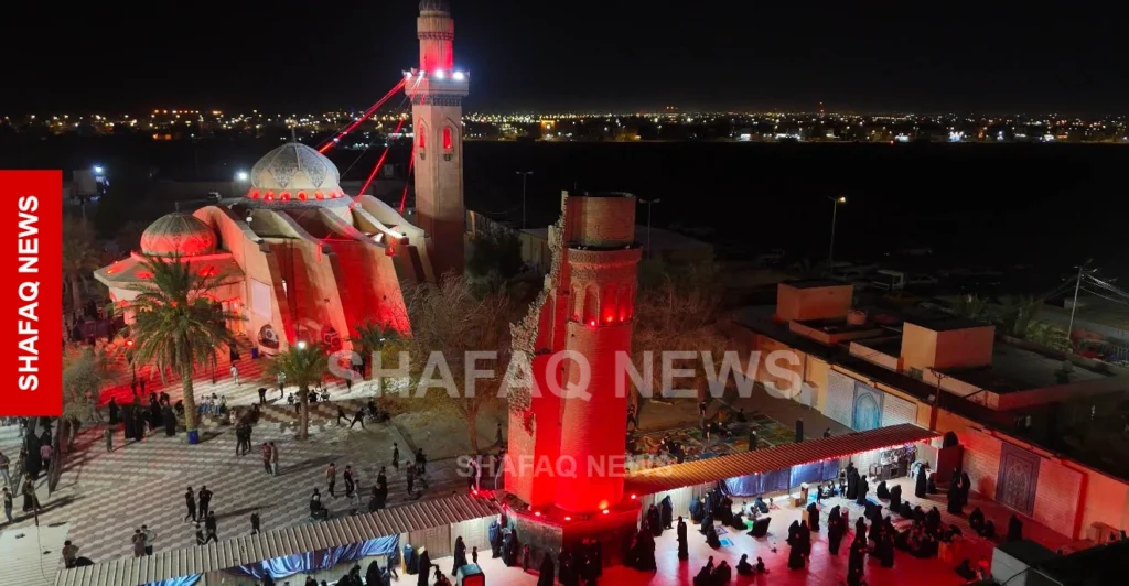 أكثر-من-مليون-زائر-يحيون-ذكرى-وفاة-النبي-في-مسجد-الخطوة-بالبصرة