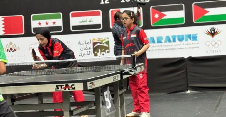 منتخب-العراق-لتنس-الطاولة-يتوج-بالذهبية-في-بطولة-غرب-آسيا