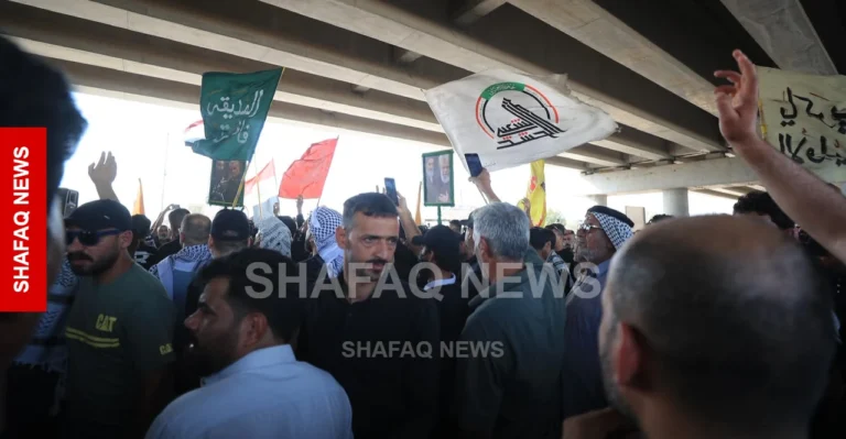 بابل.-تظاهرة-مؤيدة-لبقاء-الحشد-في-جرف-الصخر