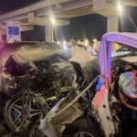 بغداد.-5-ضحايا-بحادث-تصادم-جماعي-على-طريق-مطار-المثنى-(فيديو)
