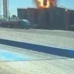 الدفاع-المدني-يسيطر-على-حريق-بمعمل-أسفلت-في-كركوك-وينقذ-7-خزانات-مجاورة