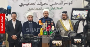 البصرة.-اعتصام-أمام-هيئة-الحشد-للمطالبة-بإقرار-قانونها