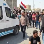 احتجاجات-البصرة.-إغماءات-بين-المتظاهرين-بسبب-الحر-(فيديو)