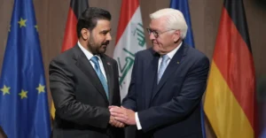 الزيدي-يطرح-لشتاينماير-“طريق-التنمية”-بوابة-لربط-آسيا-بأوروبا