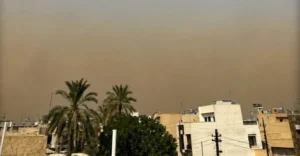 راصد:-تلوث-حاد-في-سماء-بغداد-والموصل-يتصاعد-مساءً