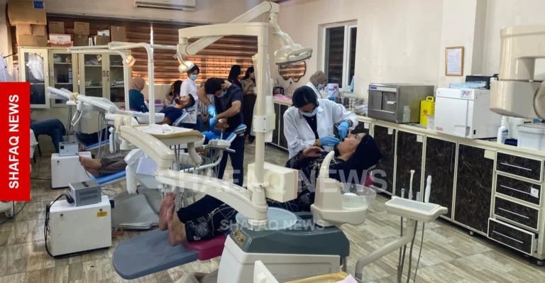 نصف-كراسيه-معطلة-ونقص-في-المواد.-مركز-أسنان-بكركوك-يعمل-بـ”المتاح”-(صور)