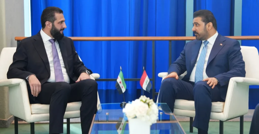 الزيدي-والشرع-يبحثان-في-نيويورك-العلاقات-الثنائية-وخفض-التوتر-الإقليمي