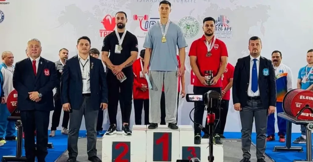 لاعب-غاز-الشمال-العراقي-يحرز-برونزية-آسيا-للقوة-البدنية-في-تركيا