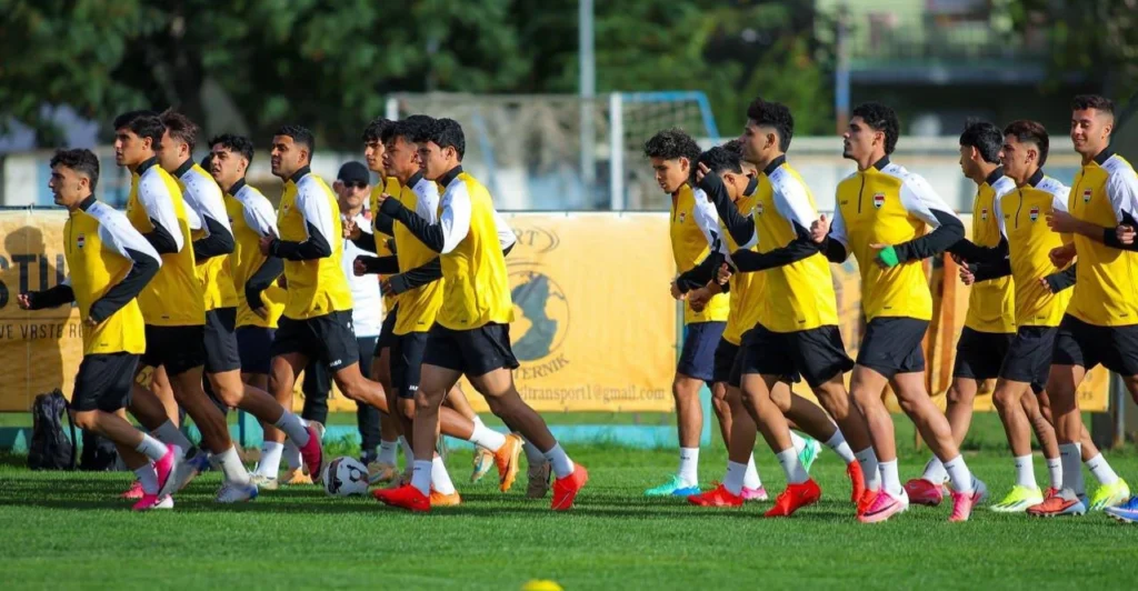 ودياً.-الأولمبي-العراقي-يواجه-نظيره-الصربي-اليوم