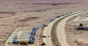 عبر-منفذ-الوليد.-العراق-يستهدف-تدفق-3-آلاف-صهريج-بنزين-من-سوريا