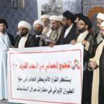 أساتذة-وطلبة-حوزة-النجف-يحتجون-على-تعليق-الرحلات-الإيرانية-(صور)
