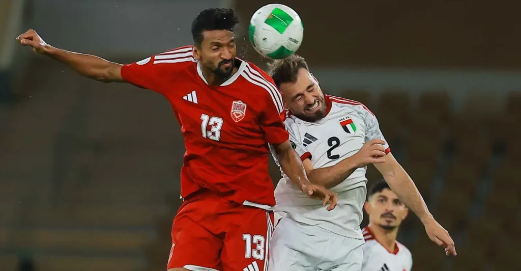 الامارات-تحسم-التأهل-الى-نصف-نهائي-خليجي-27-بثنائية-أمام-البحرين