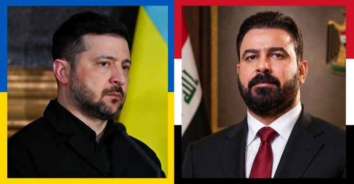 زيلينسكي-للزيدي:-نسعى-لإثراء-الحوار-الأوكراني-العراقي-بنتائج-ملموسة-وعملية