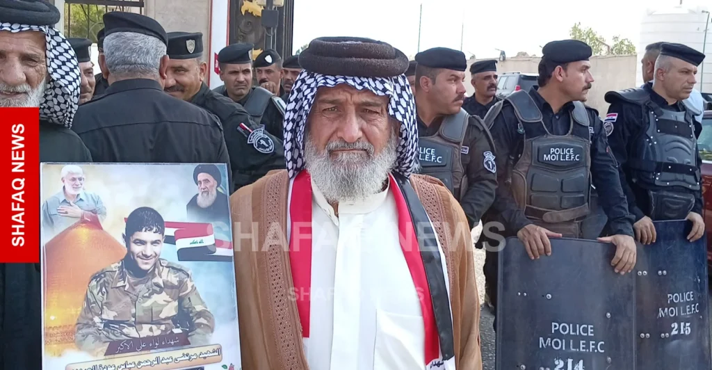 عوائل-شهداء-الحشد-في-البصرة-تحتج-للمطالبة-بتوزيع-الأراضي-(صور)
