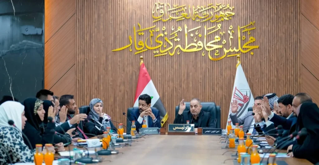 مجلس-ذي-قار-يصوّت-على-زيادة-الإيرادات-المحلية-وقرارات-خدمية-وإدارية