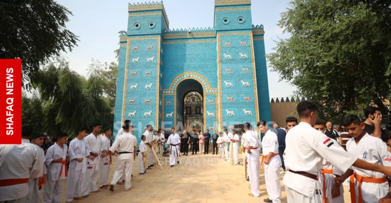 من-بابل-الأثرية.-ماراثون-وفنون-قتالية-يجمعان-أكثر-من-250-مشاركاً-(صور)