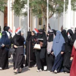 جامعة-الأنبار-تنظم-وقفة-احتجاجية-رفضاً-لقرار-حظر-الحجاب-في-المؤسسات-التعليمية-بأذربيجان