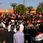 في-ساحة-التحرير.-المتظاهرون-يحيون-الذكرى-السابعة-لاحتجاجات-تشرين-(صور)