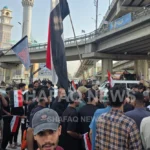 مطالب-عديدة.-العشرات-يتظاهرون-في-النجف-وكركوك-لإحياء-“ذكرى-تشرين”
