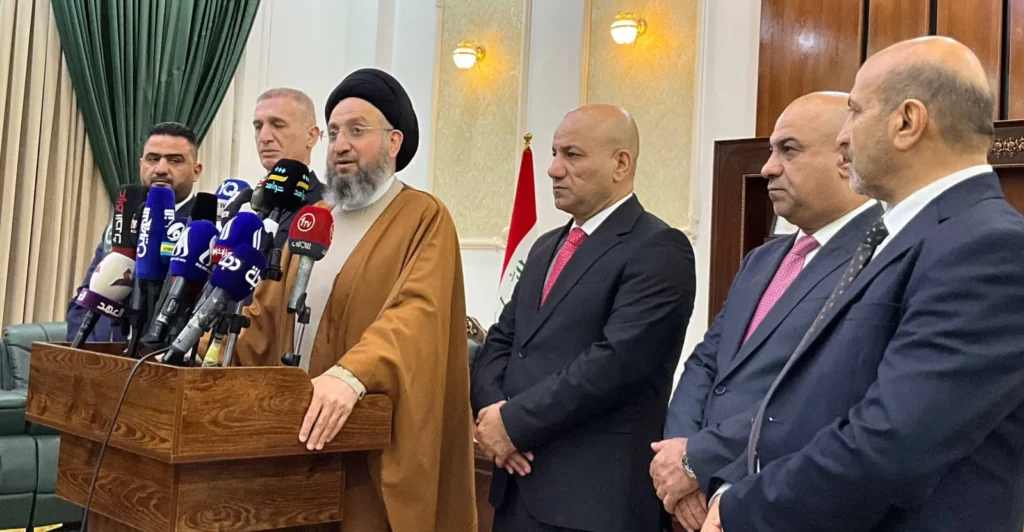 الحكيم:-الأزمة-المالية-بالعراق-استثنائية-ونتطلع-لتشريع-موازنة-2027-قبل-نهاية-العام
